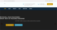 Desktop Screenshot of excellpackmachines.com